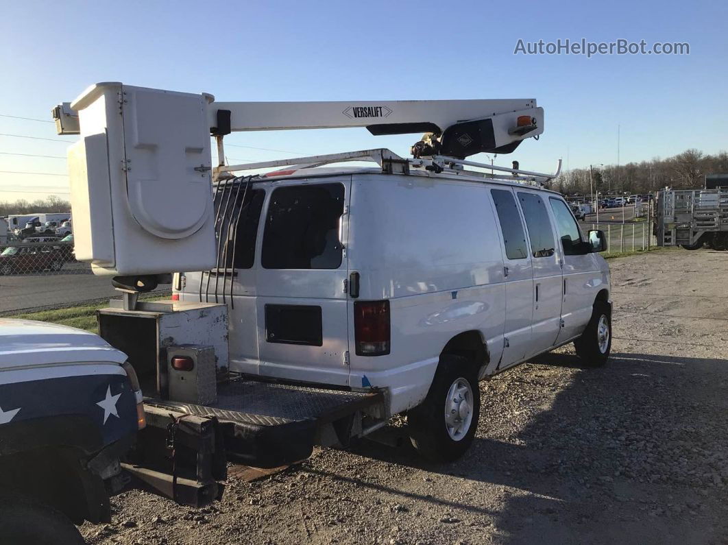 2010 Ford Econoline E350 Super Duty Van White vin: 1FTSE3ELXADA99788