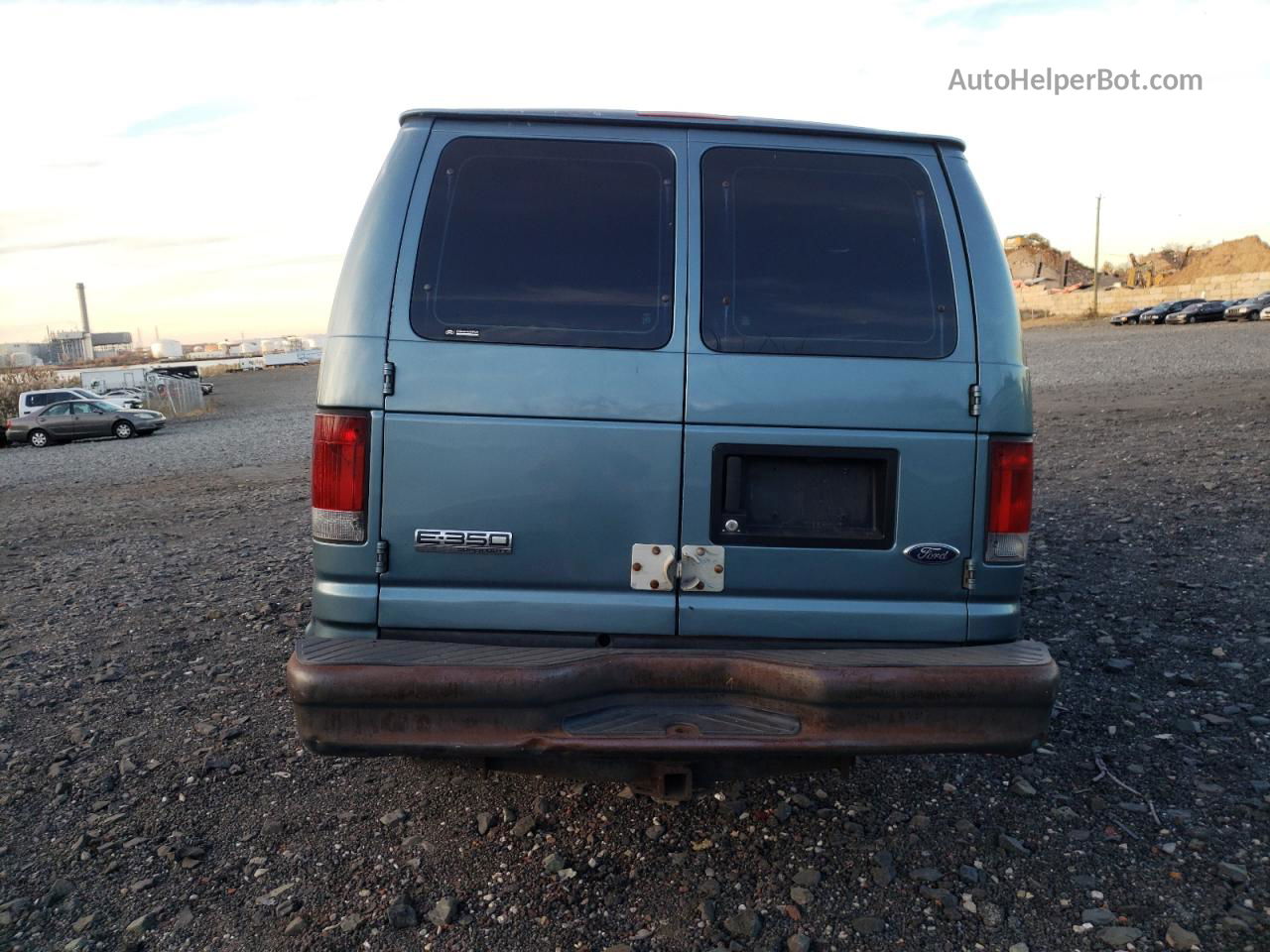 2012 Ford Econoline E350 Super Duty Van Blue vin: 1FTSS3EL1CDA00030