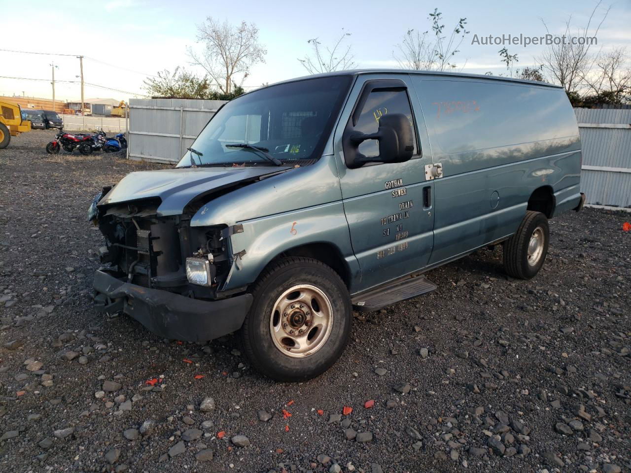 2012 Ford Econoline E350 Super Duty Van Blue vin: 1FTSS3EL1CDA00030