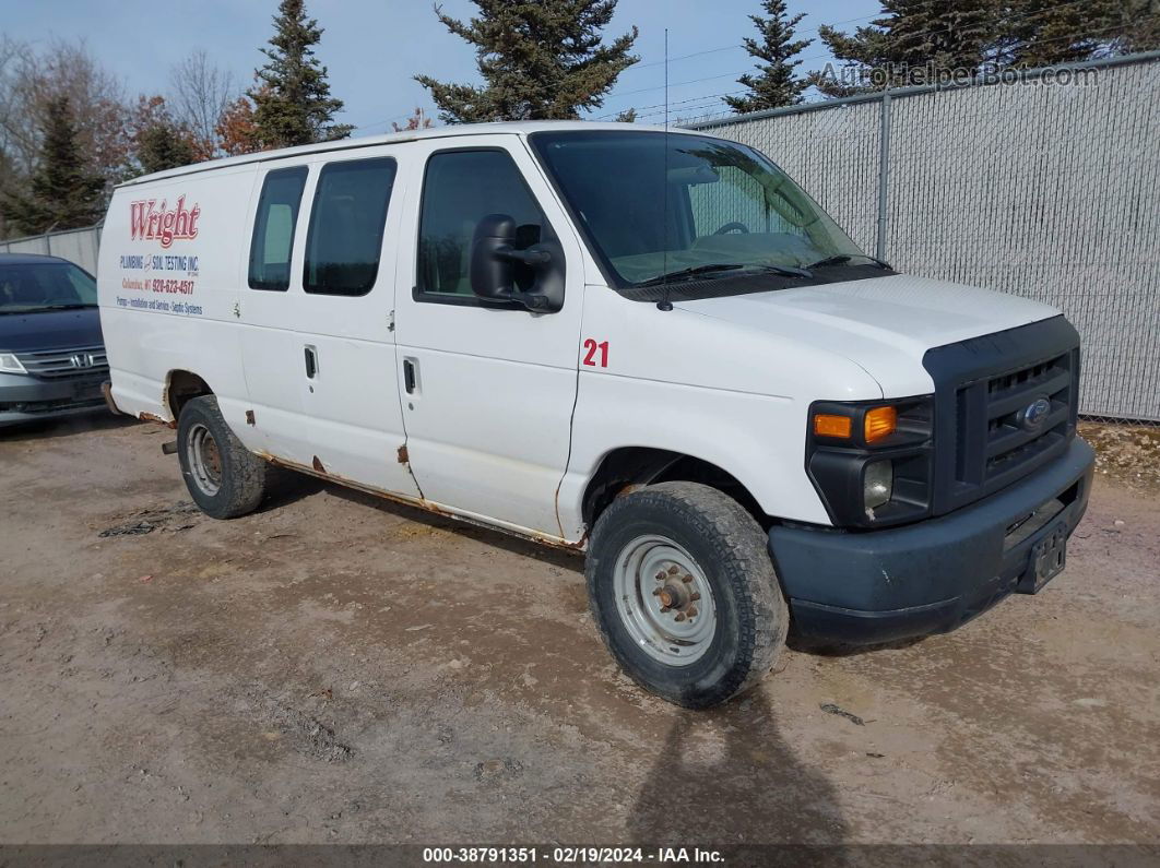 2013 Ford E-350 Super Duty Commercial White vin: 1FTSS3EL2DDB25264