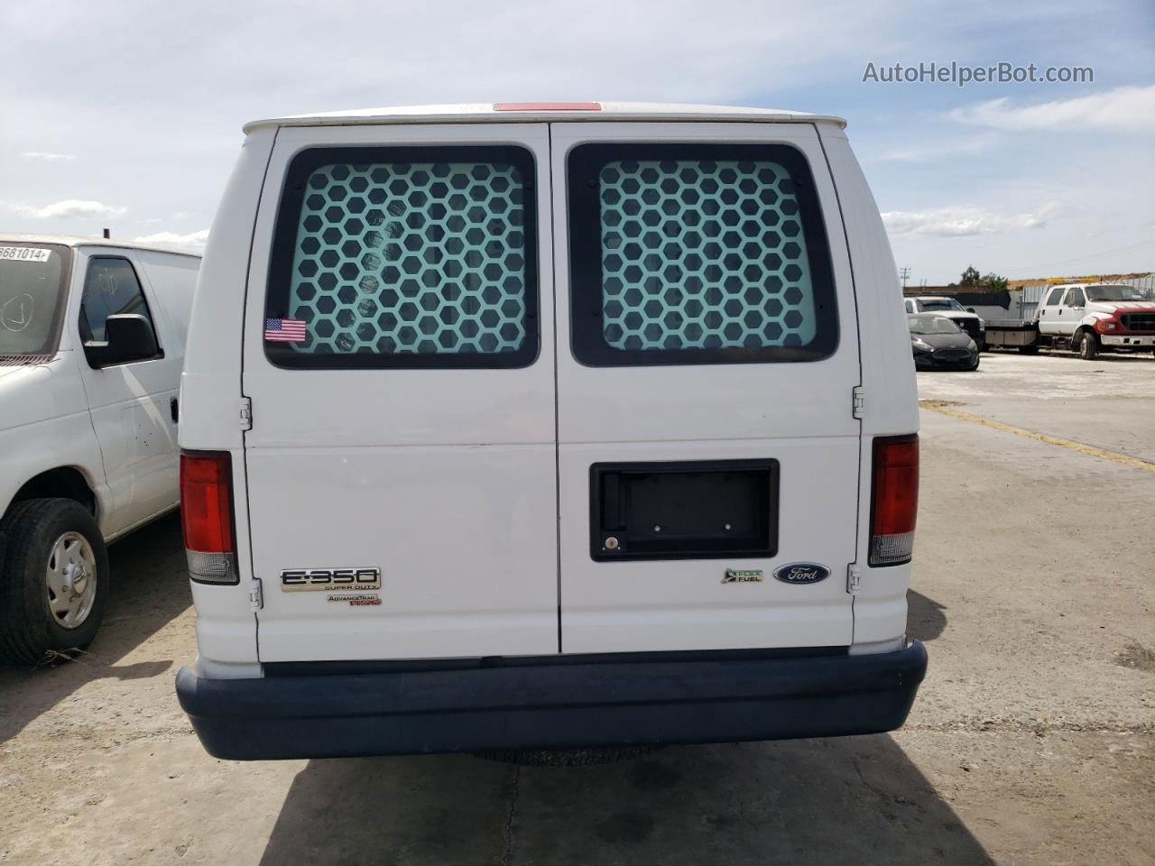 2011 Ford Econoline E250 Van White vin: 1FTSS3EL3DDA74289