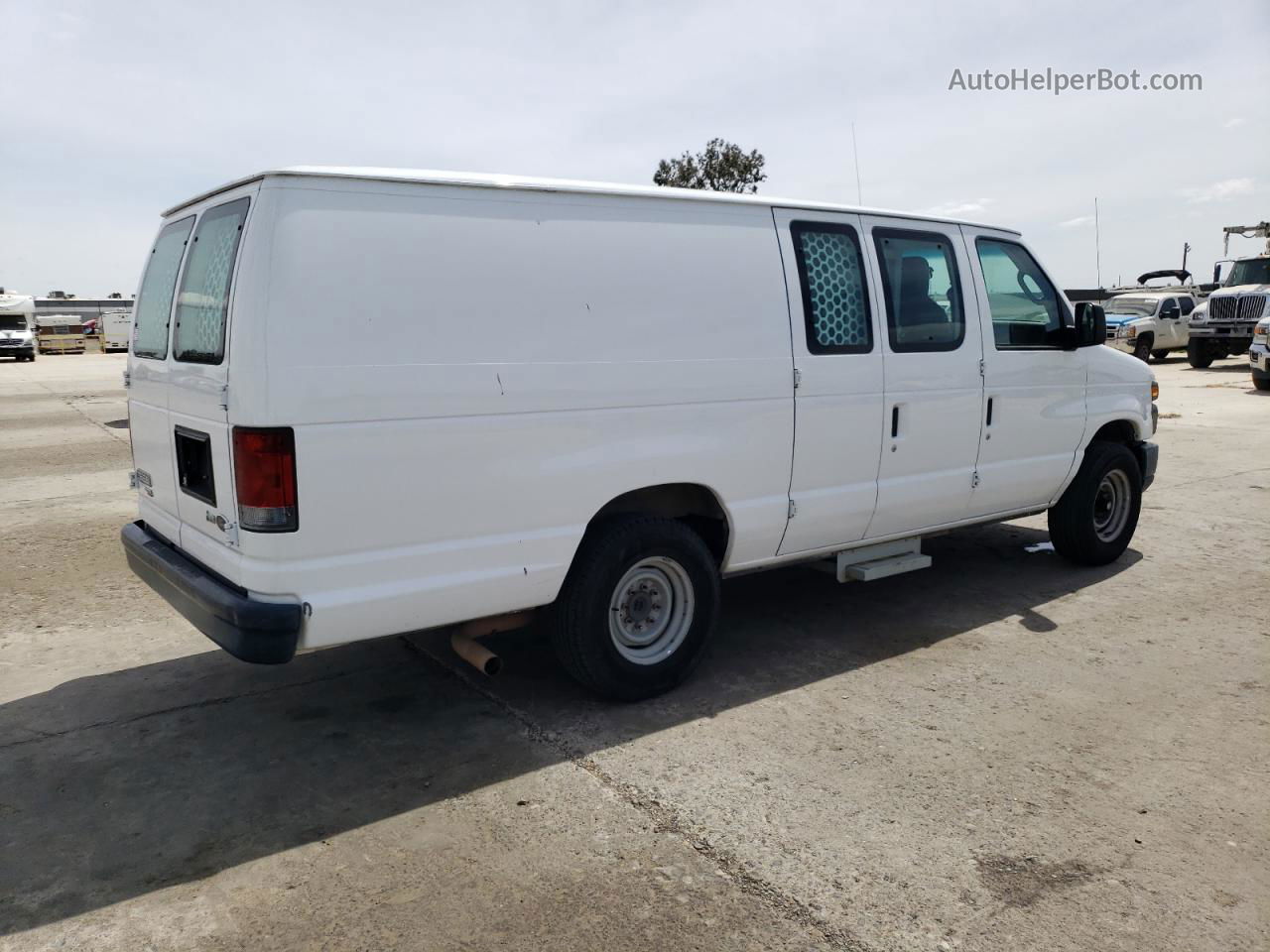 2011 Ford Econoline E250 Van White vin: 1FTSS3EL3DDA74289