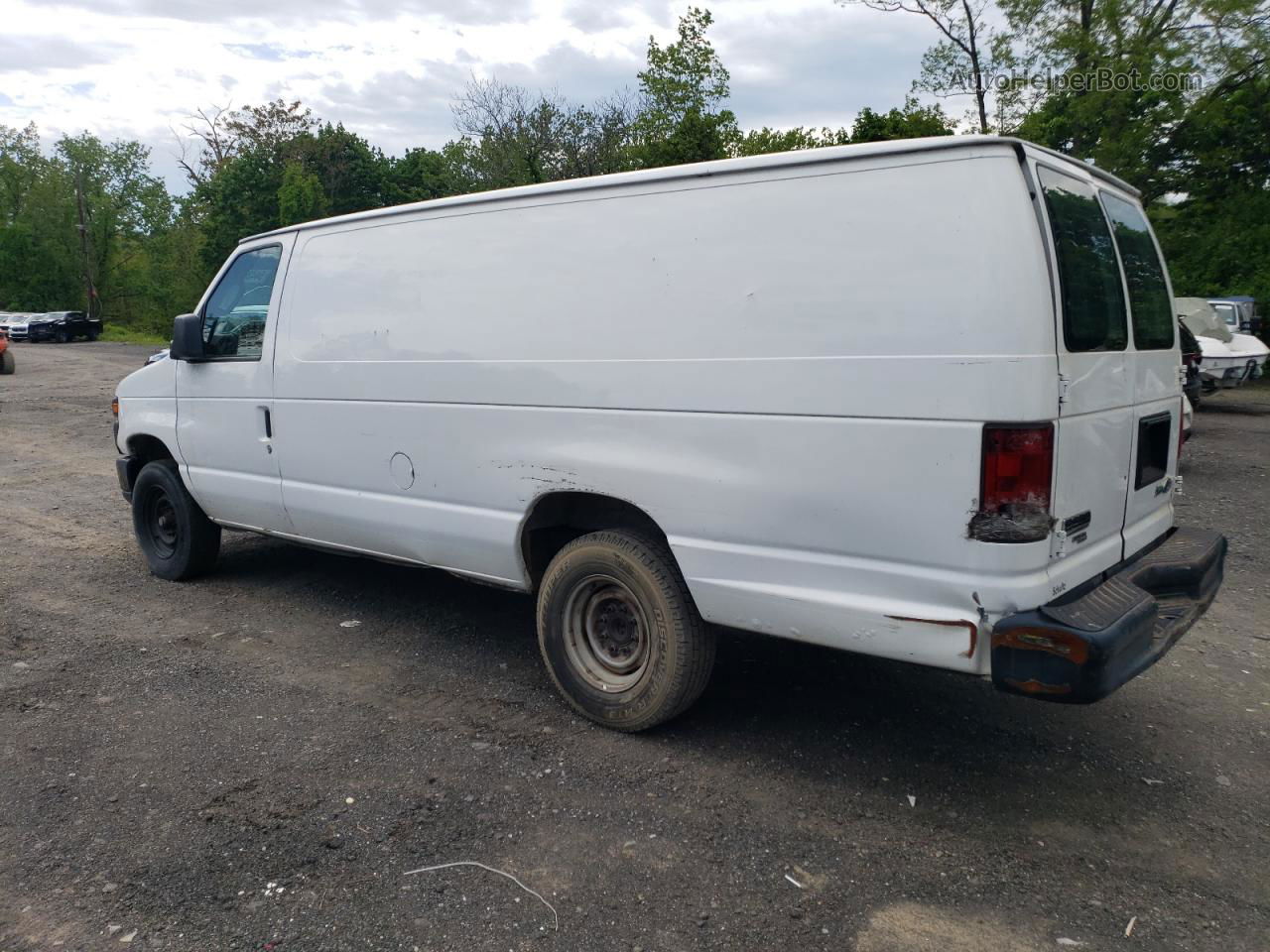 2013 Ford Econoline E350 Super Duty Van White vin: 1FTSS3EL4DDA17390