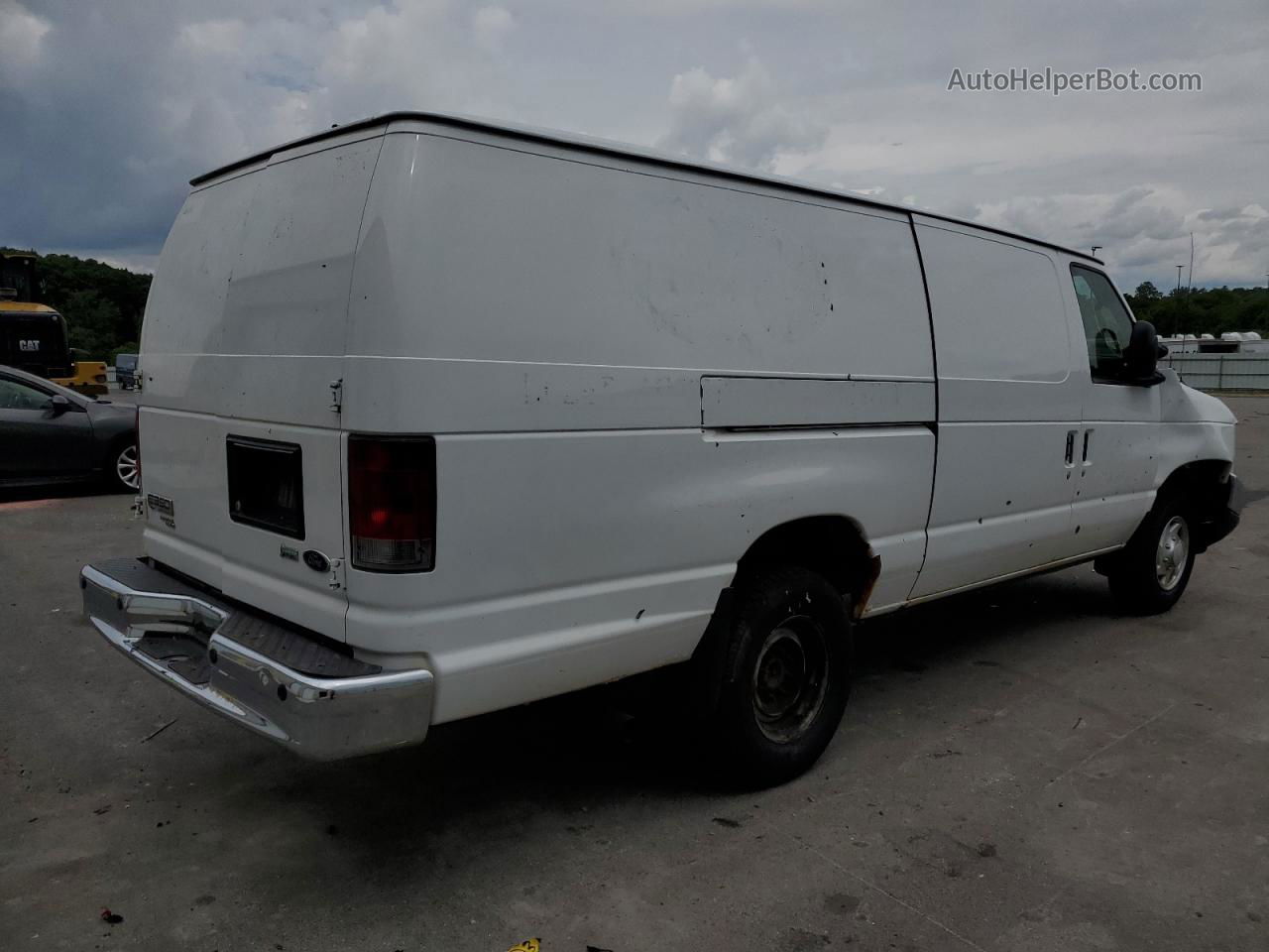 2013 Ford Econoline E350 Super Duty Van White vin: 1FTSS3EL5DDA41424