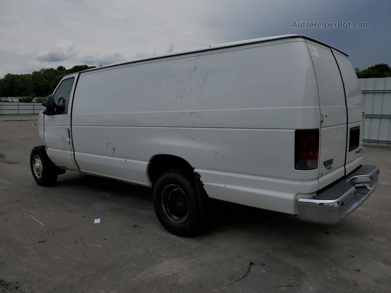 2013 Ford Econoline E350 Super Duty Van White vin: 1FTSS3EL5DDA41424