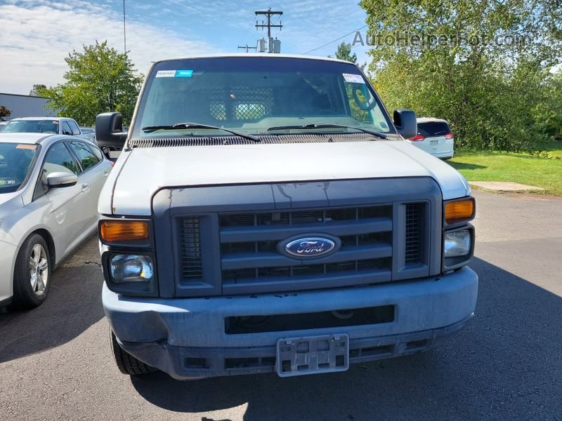 2013 Ford Econoline E350 Super Duty Van White vin: 1FTSS3EL6DDA29315