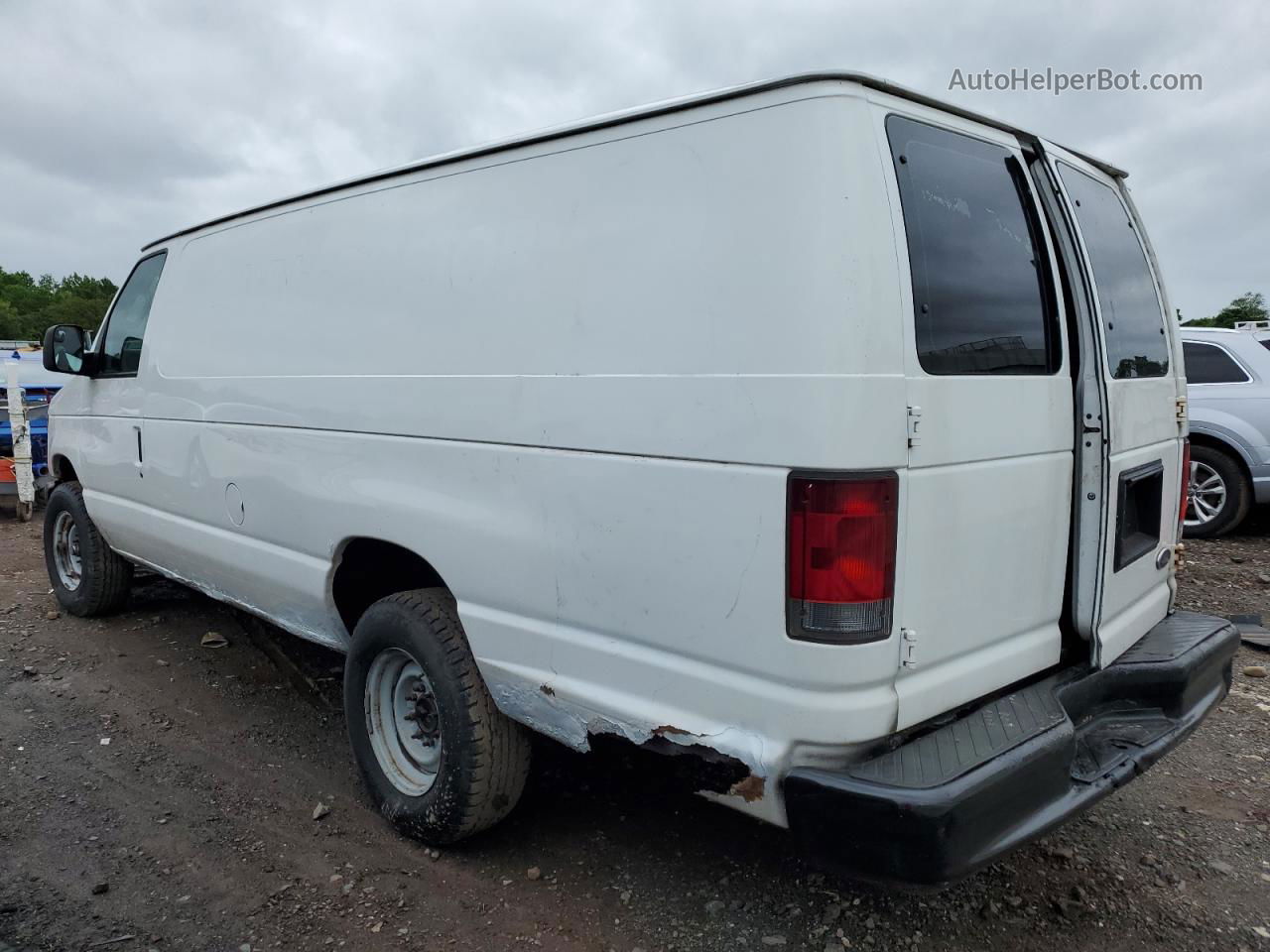 2010 Ford Econoline E350 Super Duty Van White vin: 1FTSS3EL8ADA58861