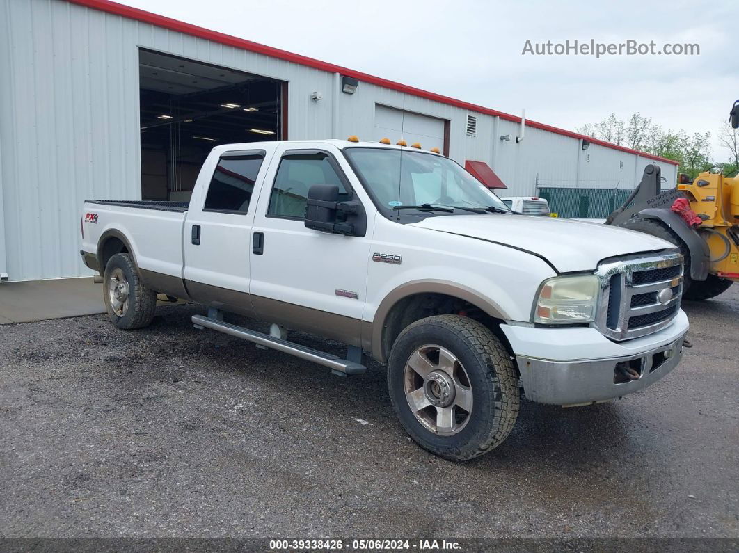 2007 Ford F-250 Lariat/xl/xlt White vin: 1FTSW21P27EA38955