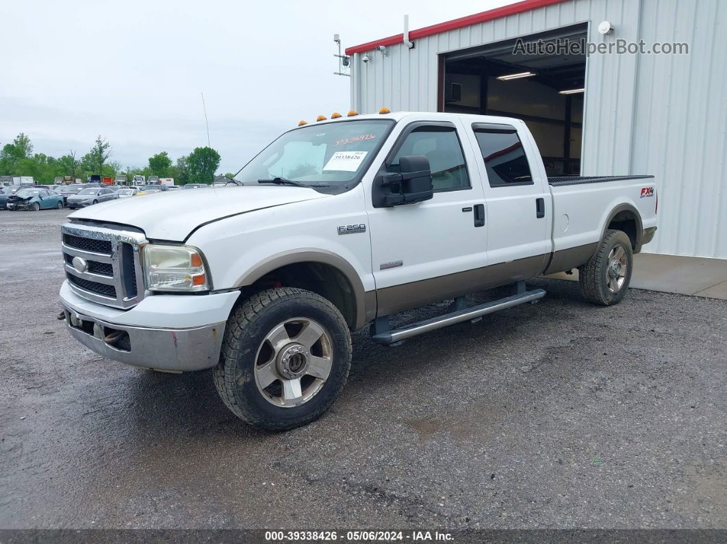 2007 Ford F-250 Lariat/xl/xlt White vin: 1FTSW21P27EA38955