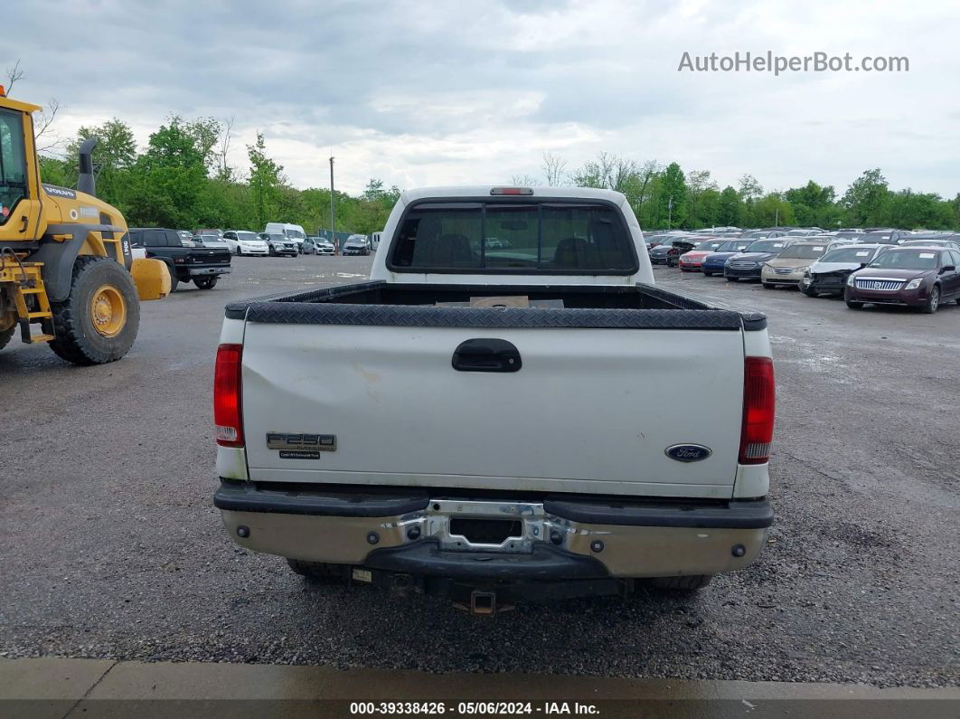 2007 Ford F-250 Lariat/xl/xlt White vin: 1FTSW21P27EA38955