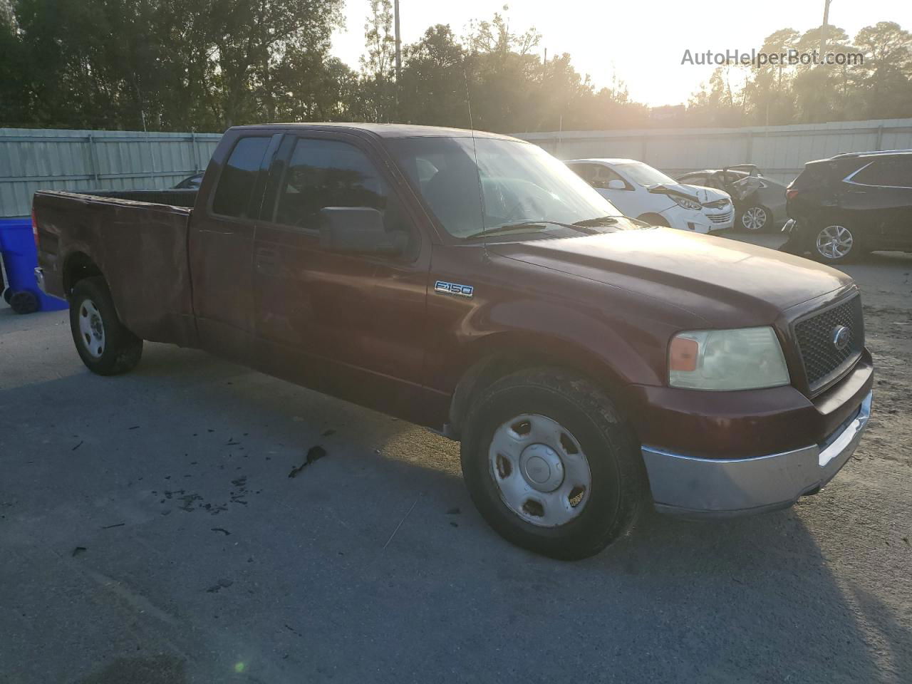 2004 Ford F150  Burgundy vin: 1FTVX12514NB35268