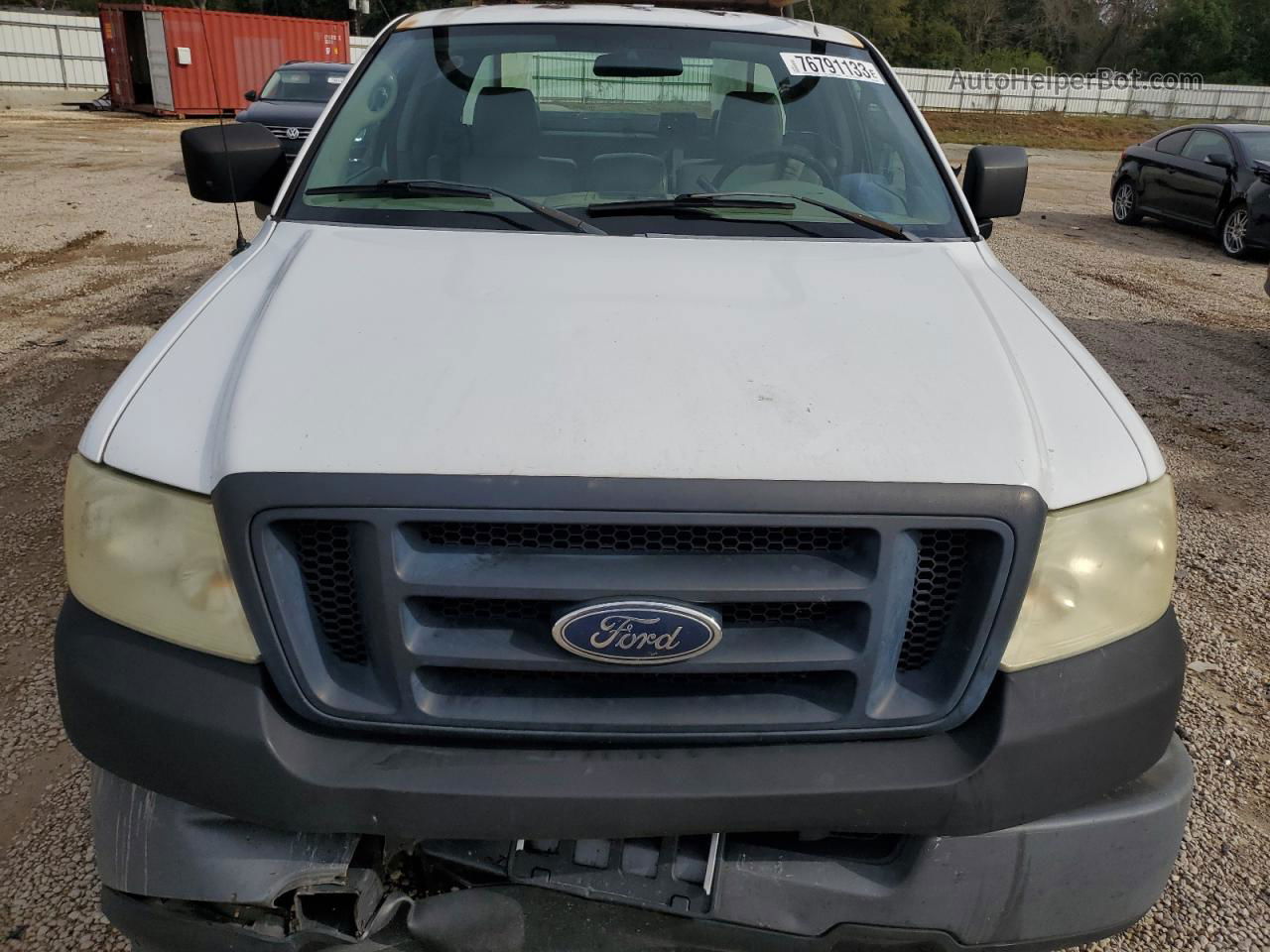 2005 Ford F150  White vin: 1FTVX12545NB84501