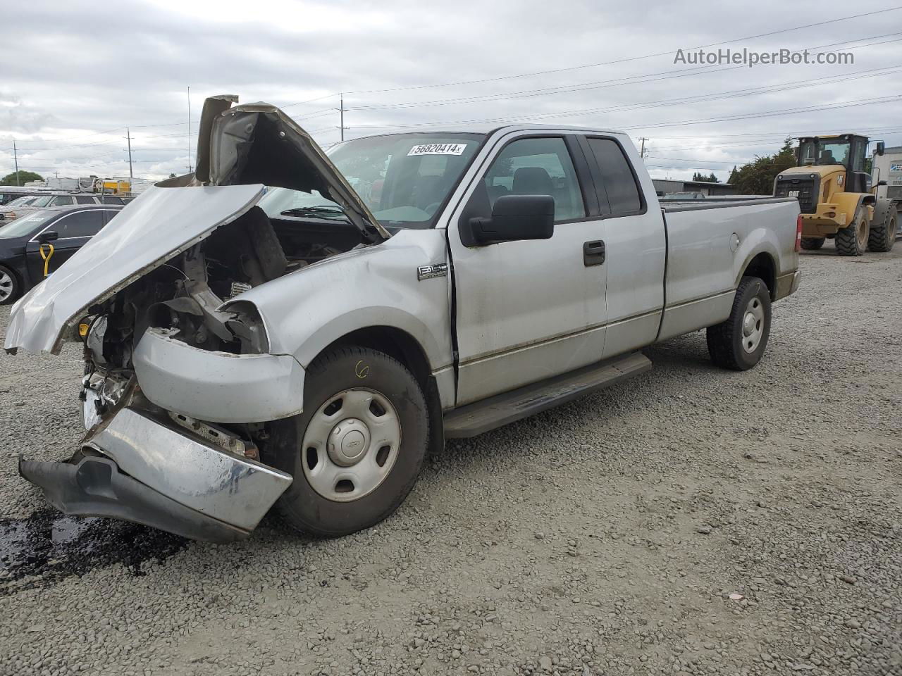 2004 Ford F150  Silver vin: 1FTVX12594NC21055