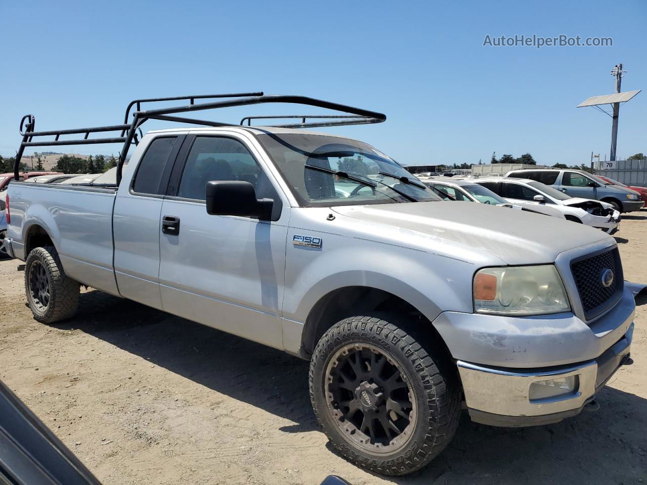 2004 Ford F150  Серебряный vin: 1FTVX14594NB88829