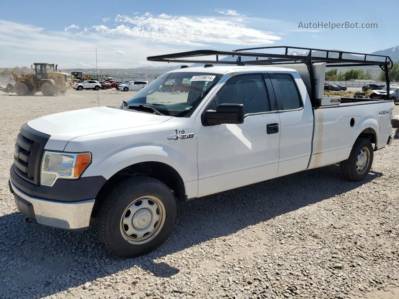 2011 Ford F150 Super Cab White vin: 1FTVX1EF5BKD98009