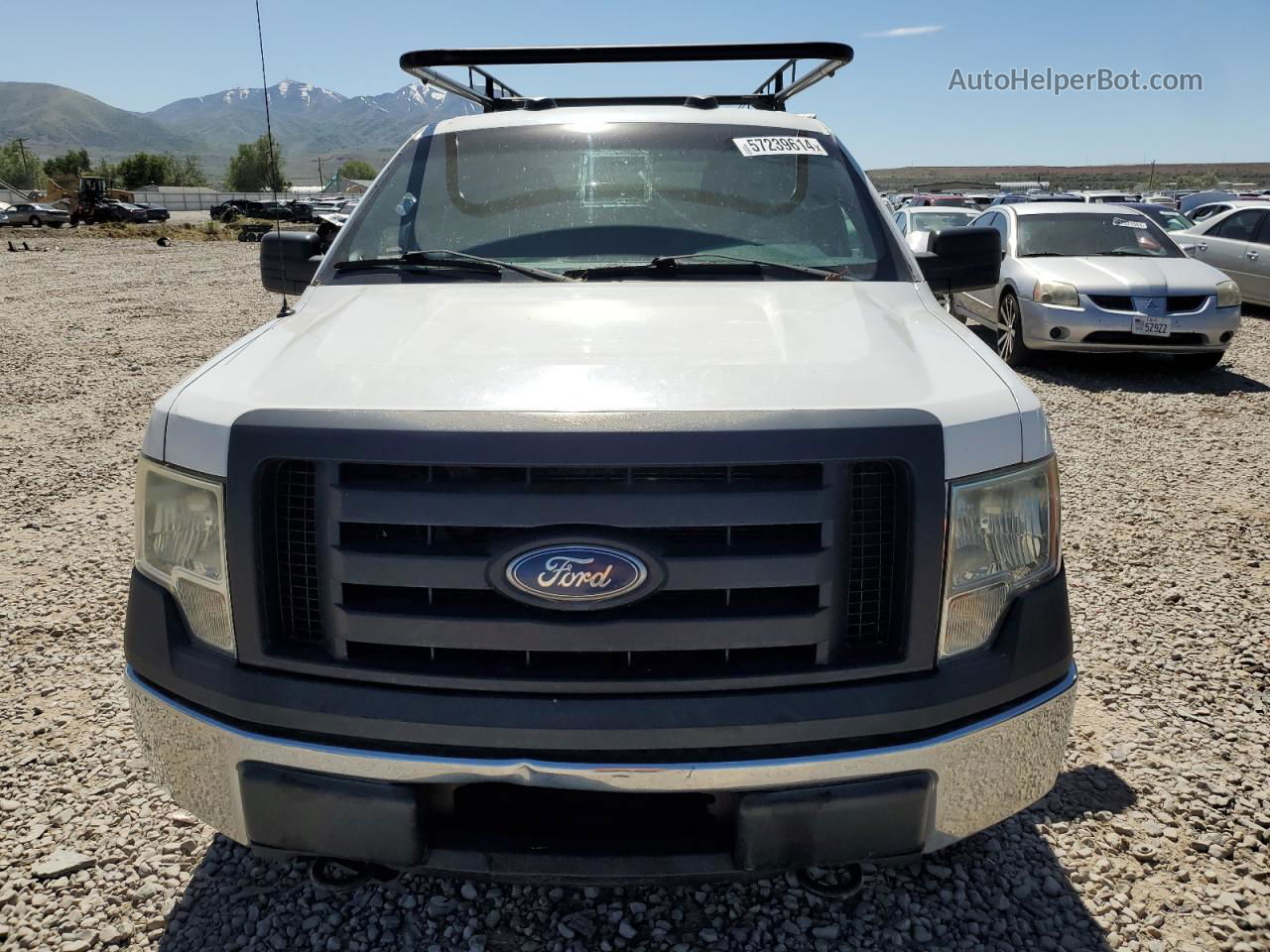 2011 Ford F150 Super Cab White vin: 1FTVX1EF5BKD98009