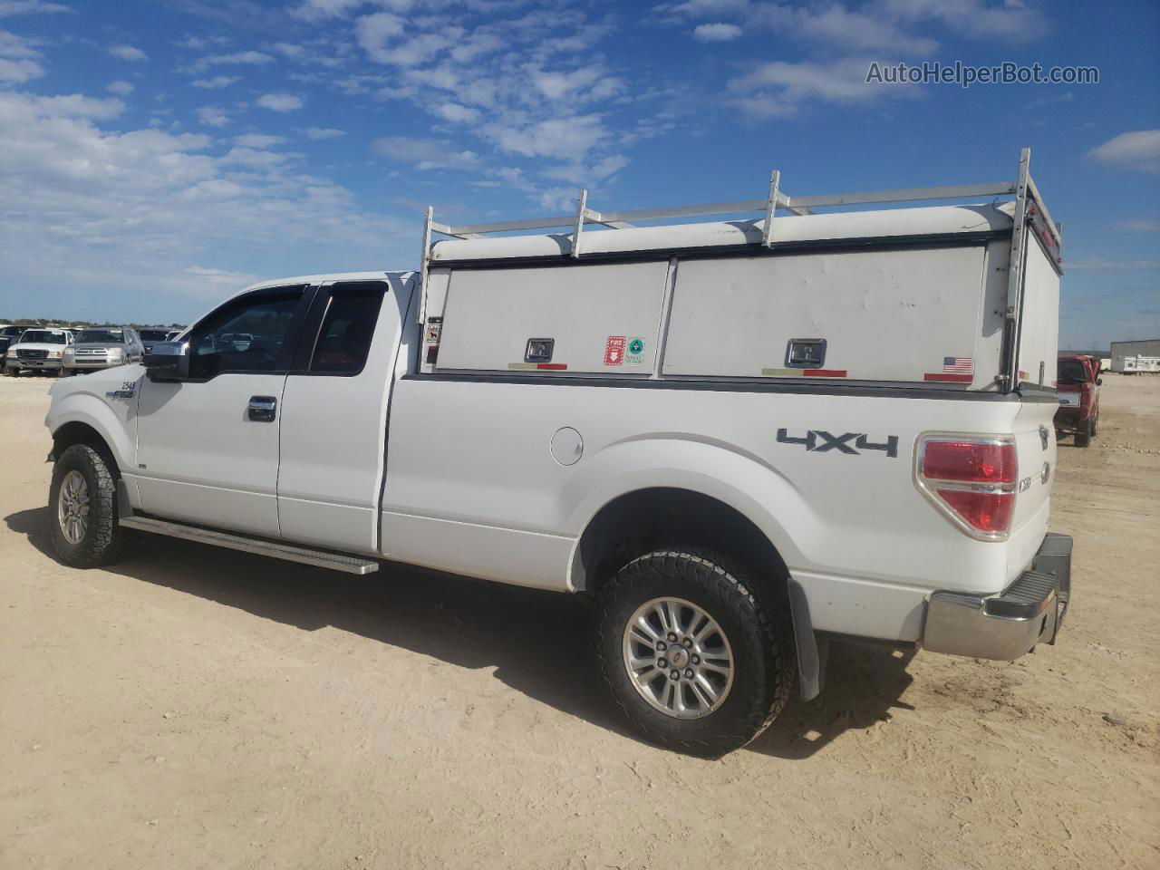 2011 Ford F150 Super Cab White vin: 1FTVX1EFXBKD92545