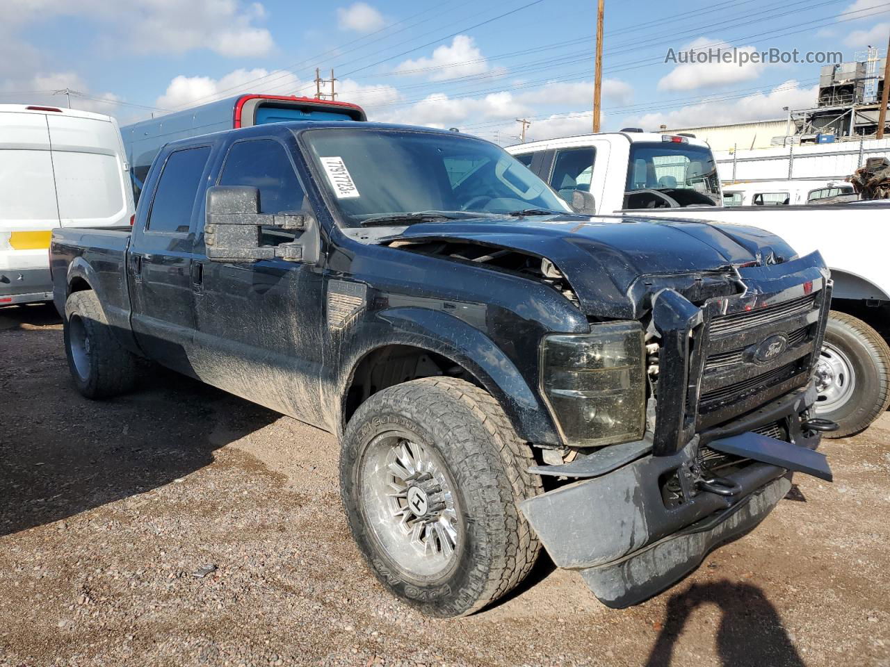 2008 Ford F350 Srw Super Duty Черный vin: 1FTWW30R78EC63657