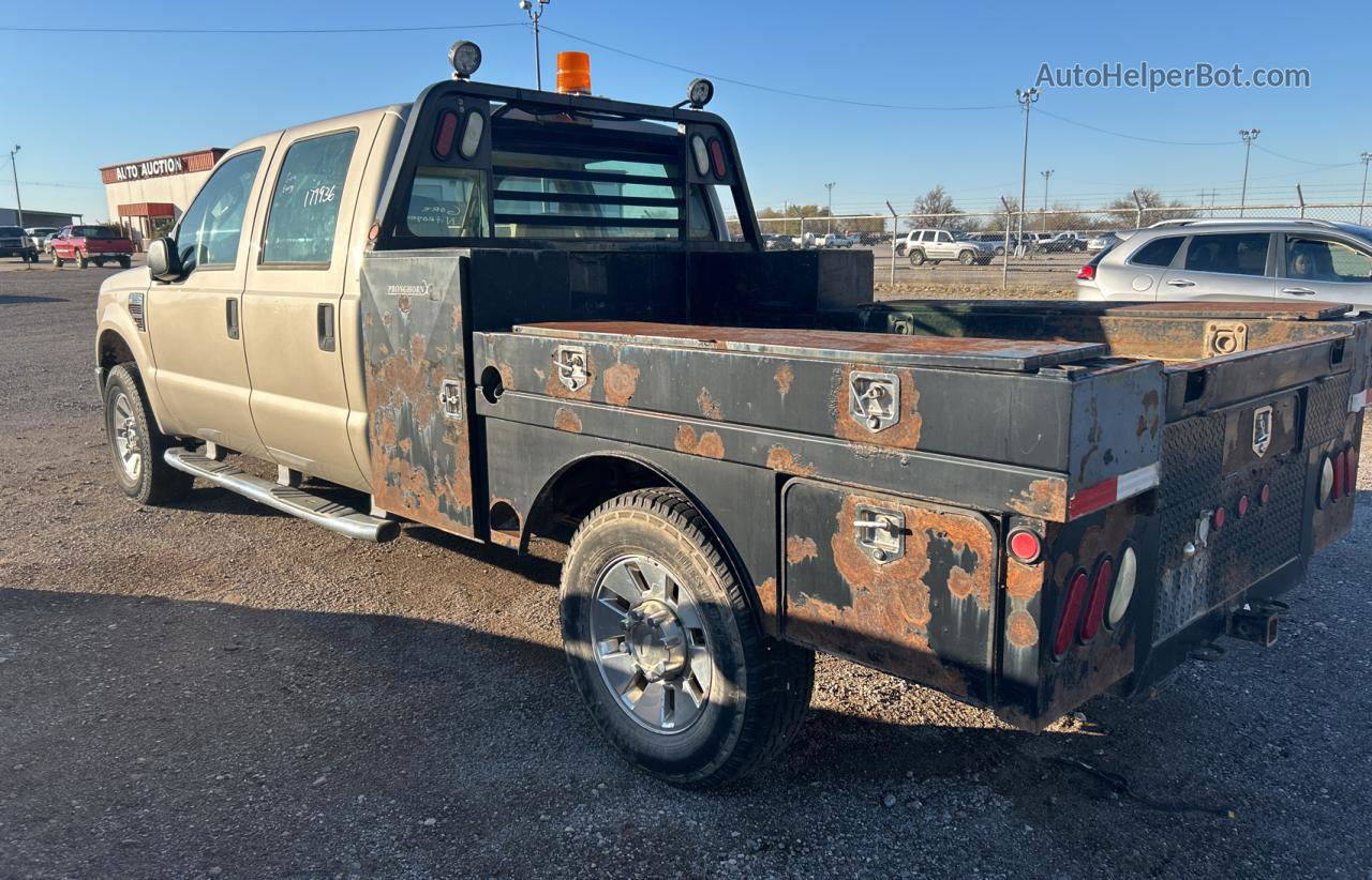 2008 Ford F350 Srw Super Duty Tan vin: 1FTWW31R48EE53396