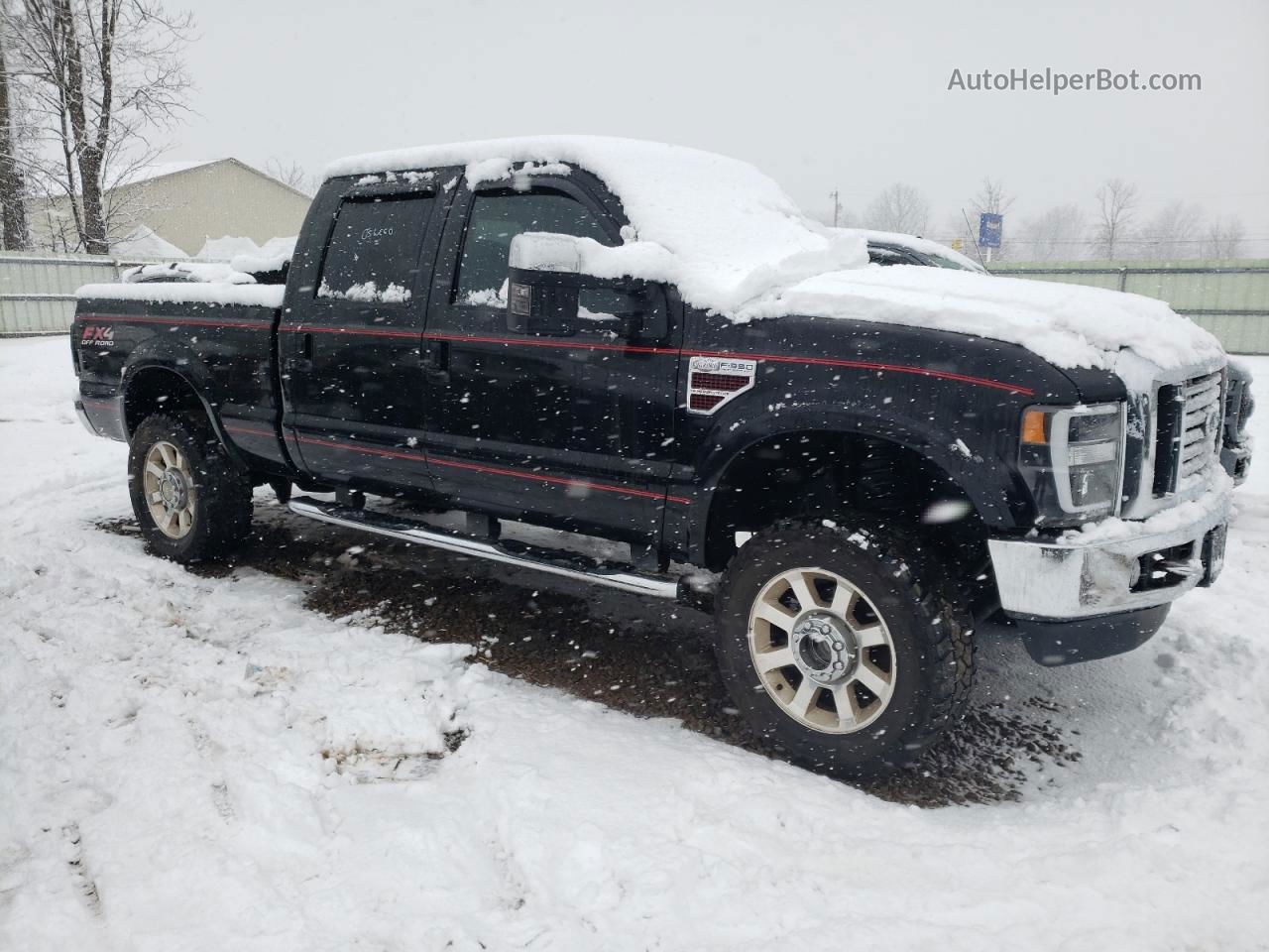 2008 Ford F350 Srw Super Duty Черный vin: 1FTWW31RX8EE07071