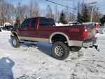 2008 Ford F350 Srw Super Duty Burgundy vin: 1FTWX31R98EA45442