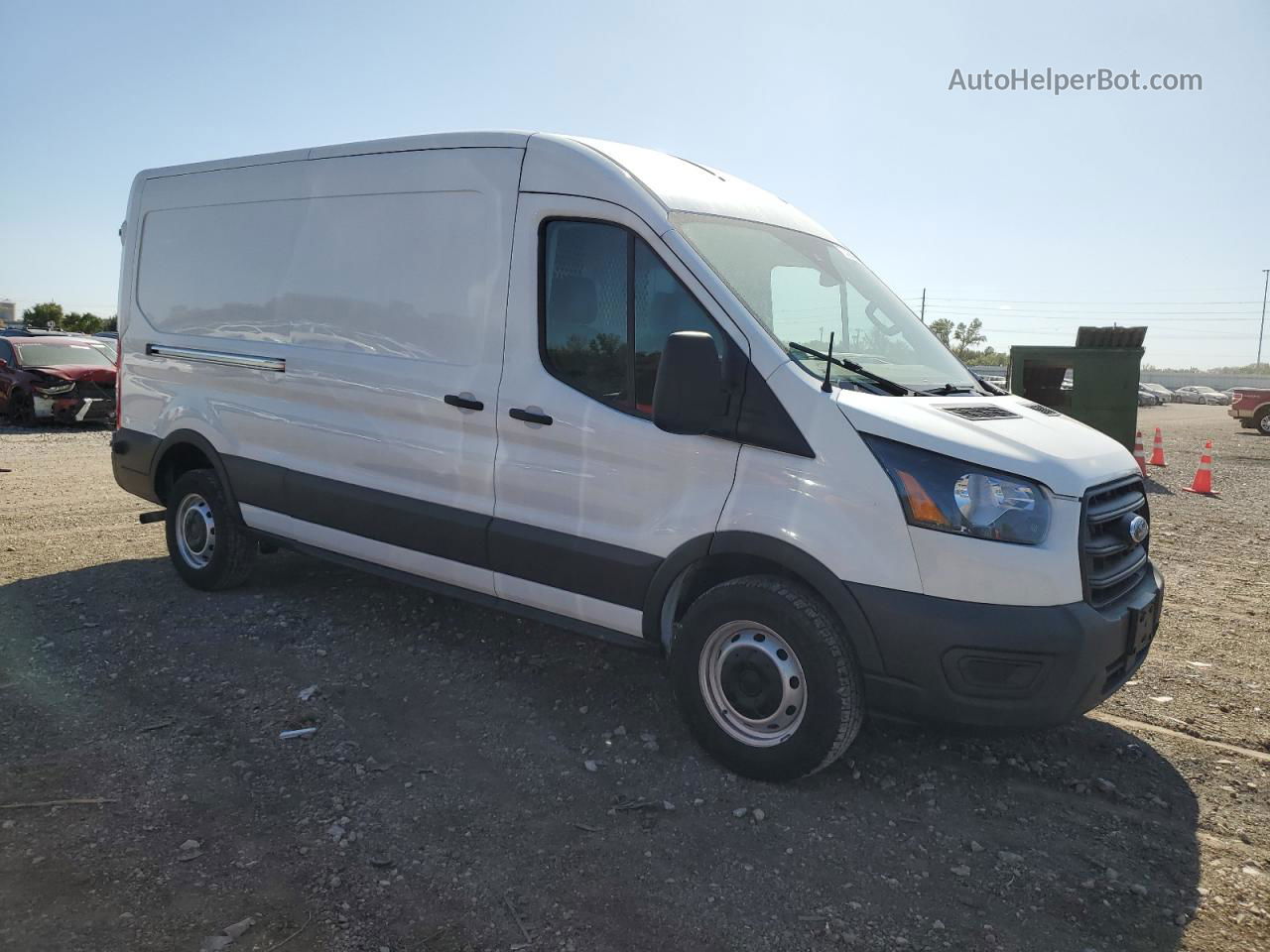 2020 Ford Transit T-150 White vin: 1FTYE1C87LKB20849