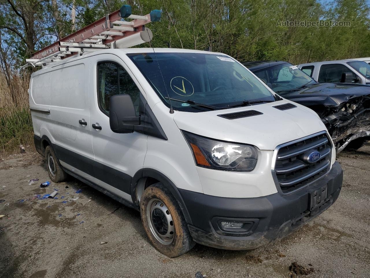 2020 Ford Transit T-150 White vin: 1FTYE1Y84LKA46833