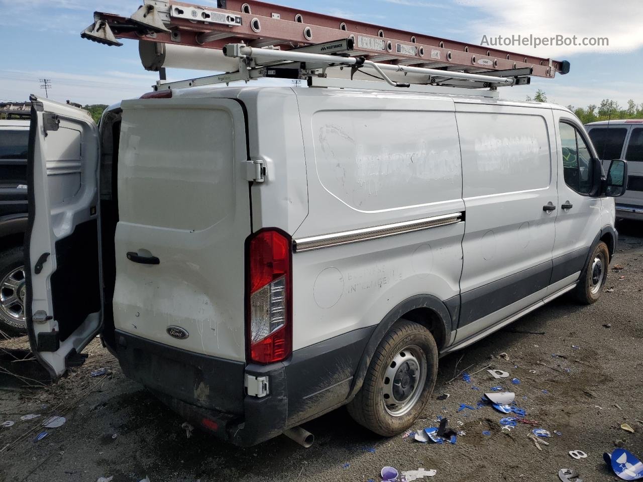 2020 Ford Transit T-150 White vin: 1FTYE1Y84LKA46833