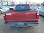 2001 Ford Ranger Super Cab Red vin: 1FTYR14E21TA45509