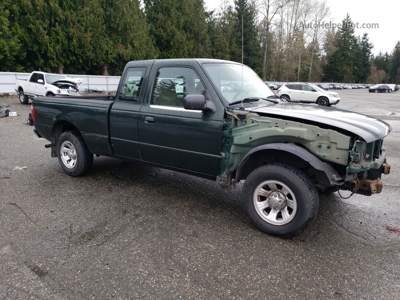 2001 Ford Ranger Super Cab Green vin: 1FTYR14U21PB01786