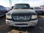 2001 Ford Ranger Super Cab Green vin: 1FTYR14U81TA61379