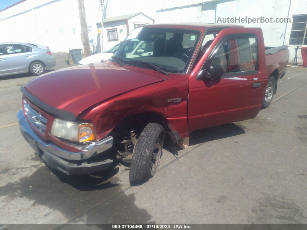 2001 Ford Ranger Xl/xlt Red vin: 1FTYR14U91PA79298