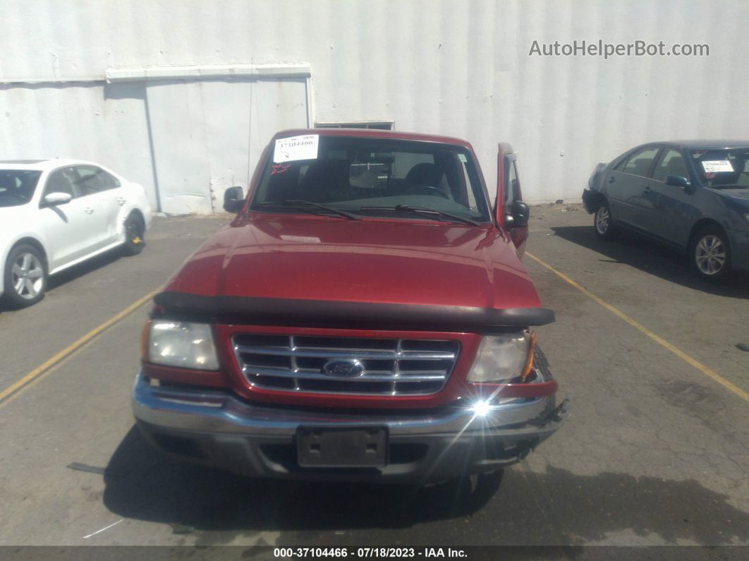 2001 Ford Ranger Xl/xlt Red vin: 1FTYR14U91PA79298