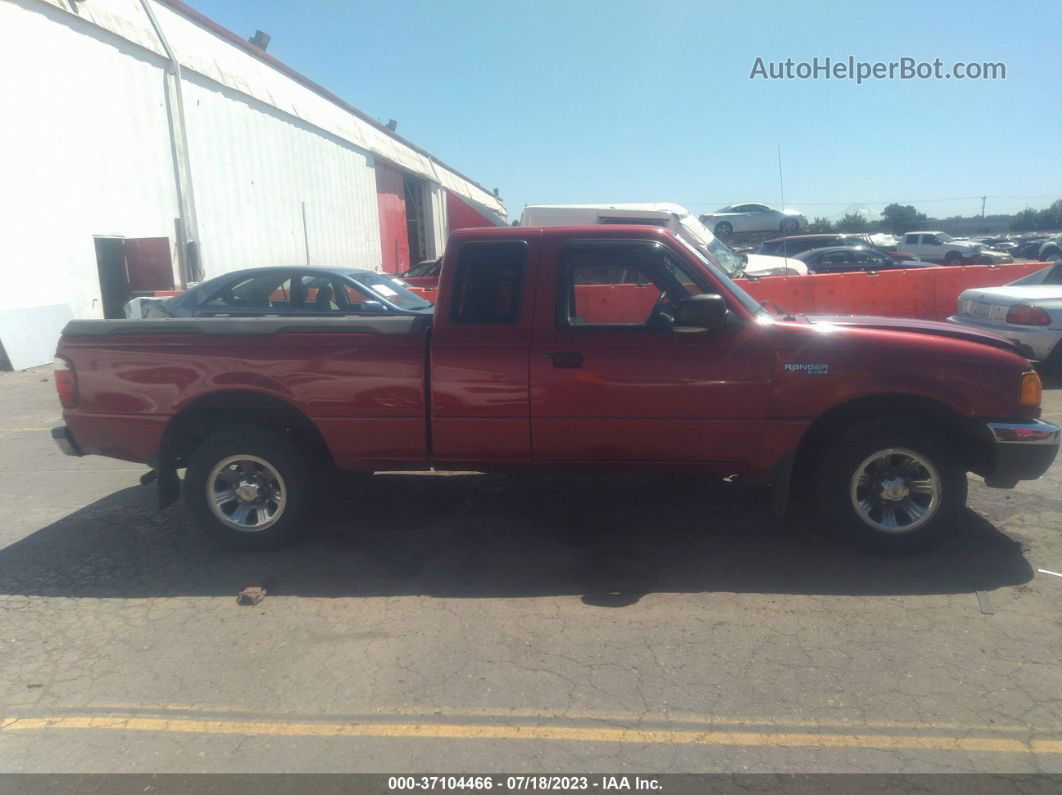 2001 Ford Ranger Xl/xlt Red vin: 1FTYR14U91PA79298