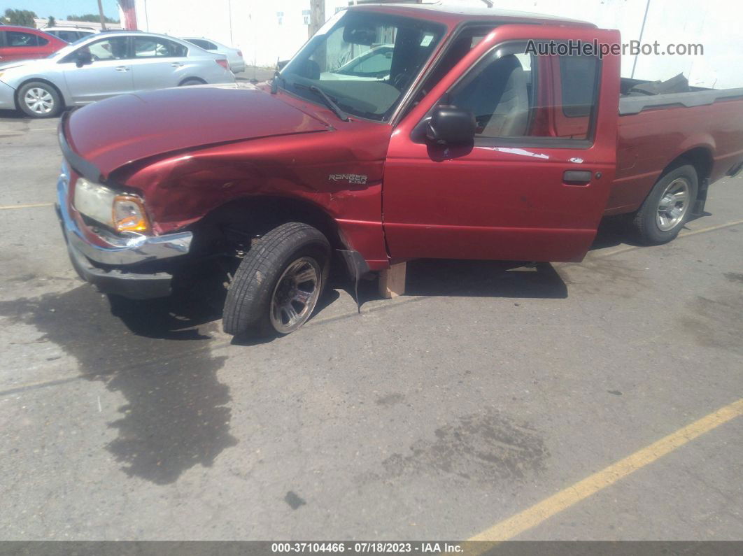 2001 Ford Ranger Xl/xlt Red vin: 1FTYR14U91PA79298