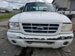 2001 Ford Ranger Super Cab White vin: 1FTYR14V21PB23117