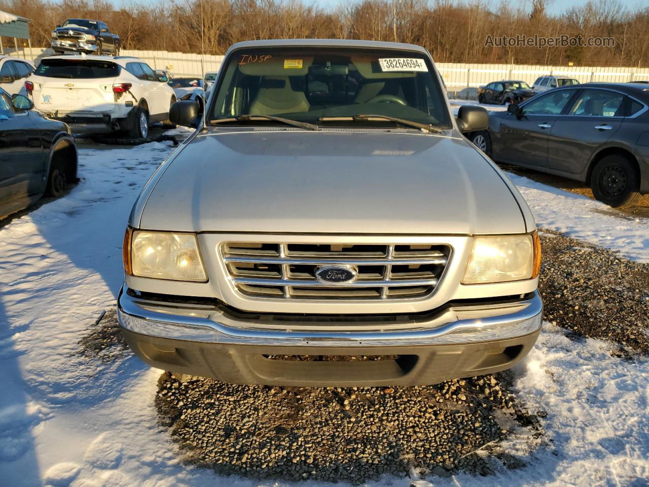 2001 Ford Ranger Super Cab Gray vin: 1FTYR14V31TA99093