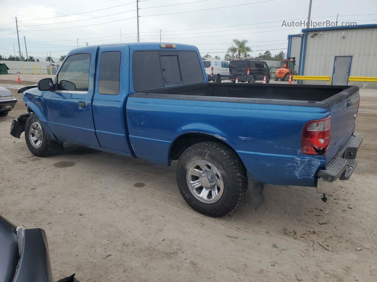 2001 Ford Ranger Super Cab Blue vin: 1FTYR14V61PB11052