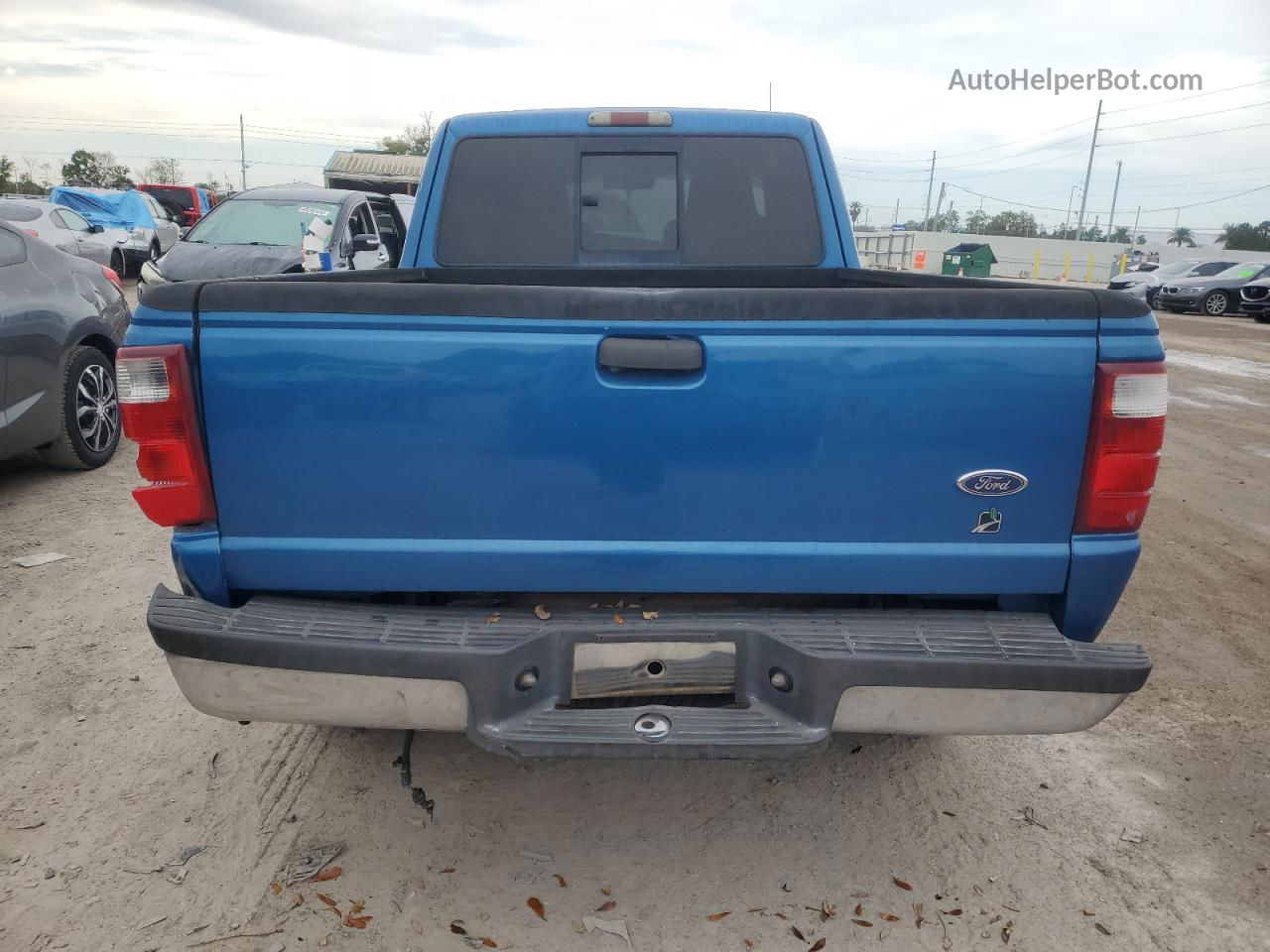 2001 Ford Ranger Super Cab Blue vin: 1FTYR14V61PB11052