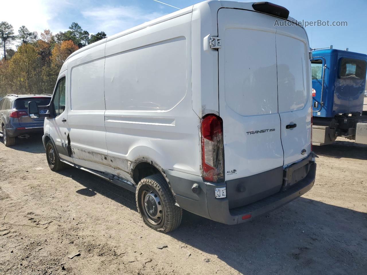 2018 Ford Transit T-250 Белый vin: 1FTYR2CM5JKB27805