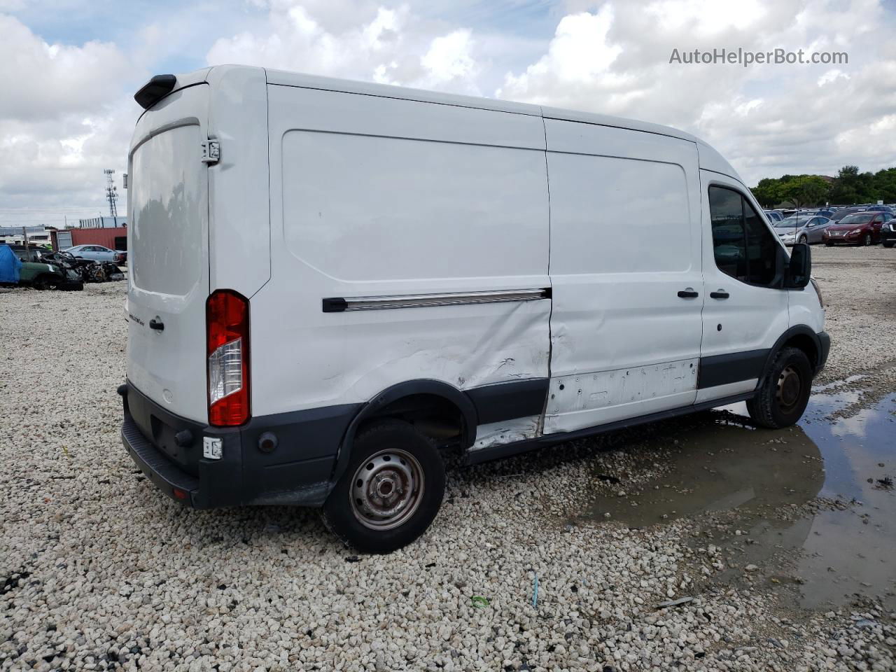 2018 Ford Transit T-250 White vin: 1FTYR2CM7JKA73956