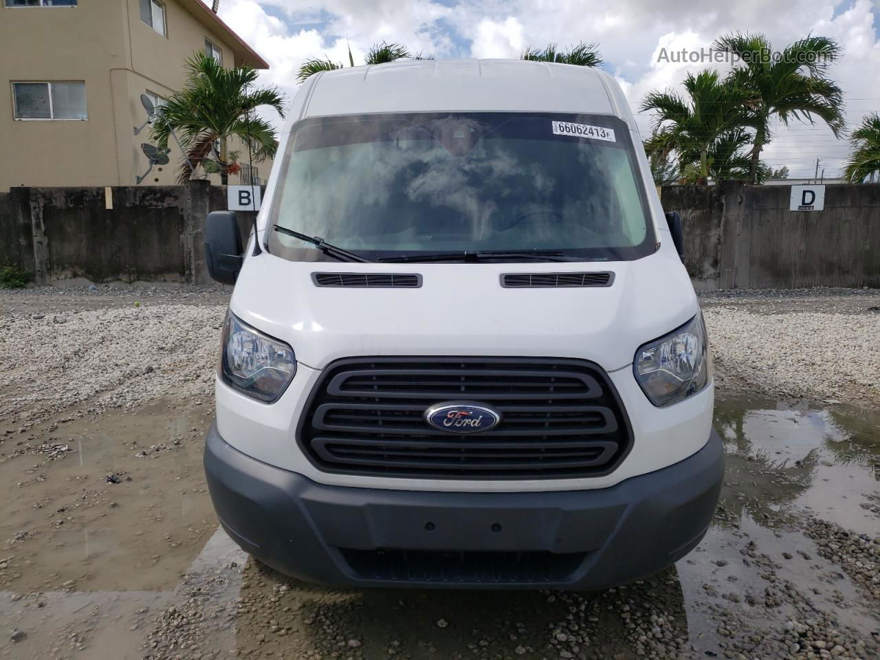 2018 Ford Transit T-250 White vin: 1FTYR2CM7JKA73956