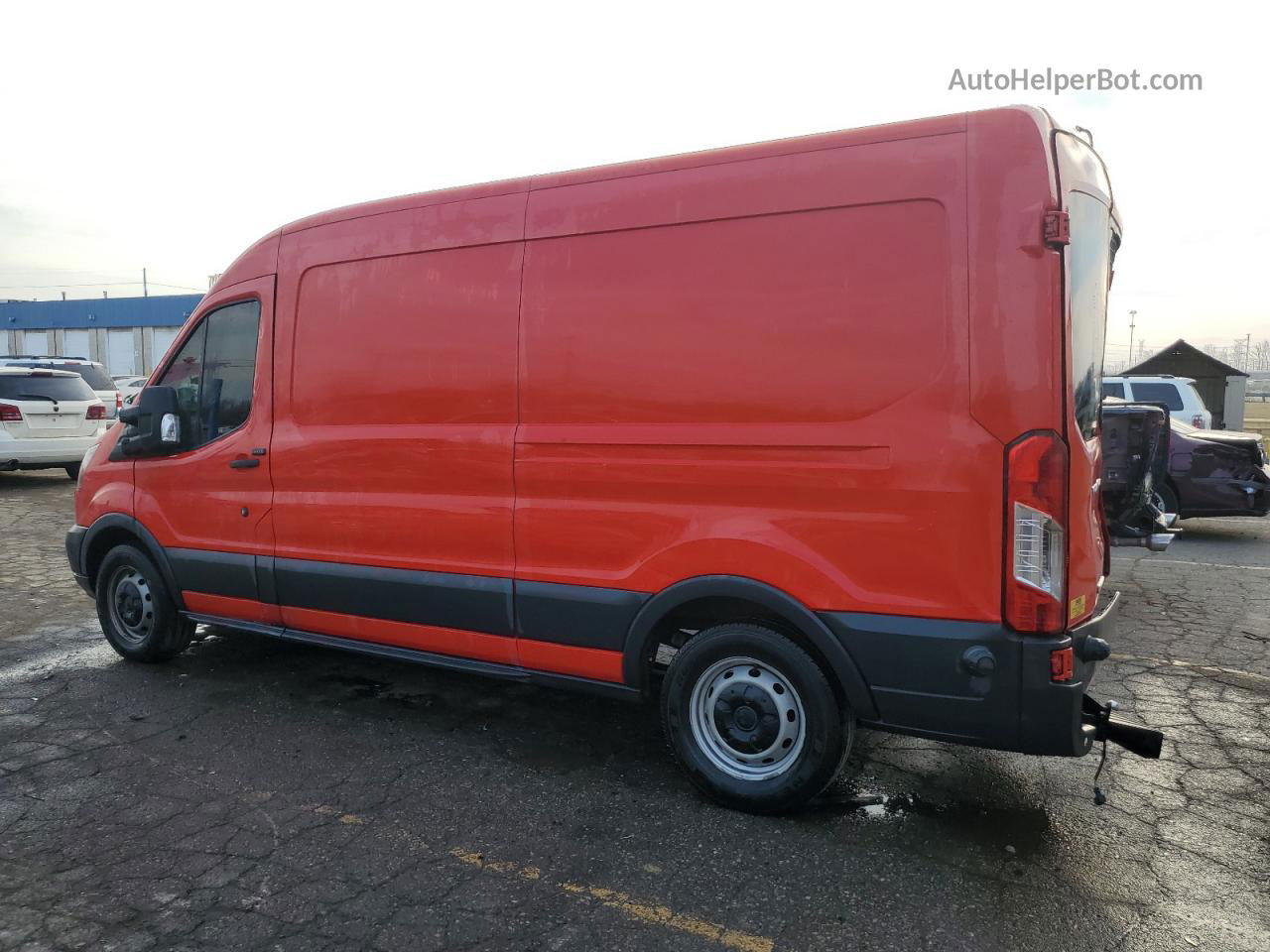 2018 Ford Transit T-250 Red vin: 1FTYR2CV5JKB11239