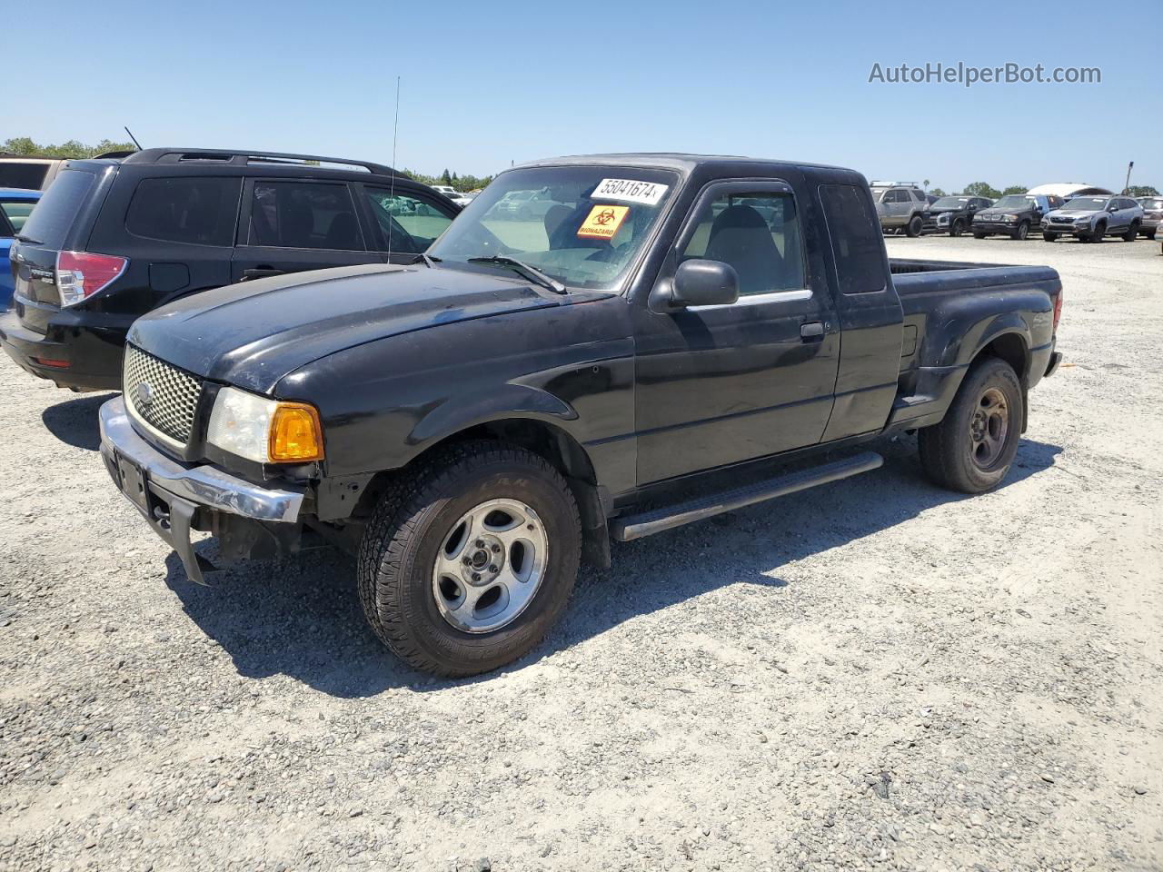 2001 Ford Ranger Super Cab Black vin: 1FTZR15E01TA37542