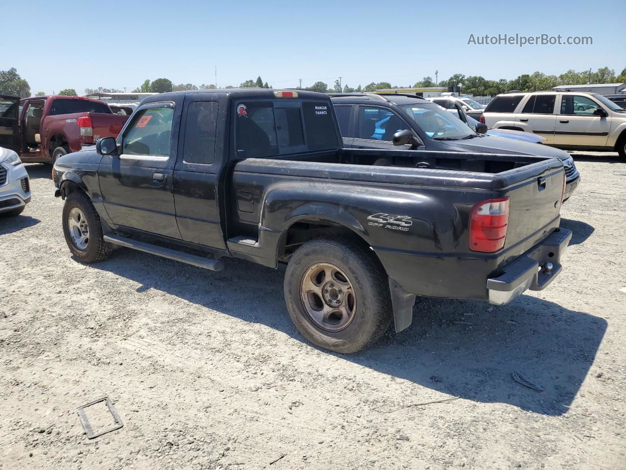 2001 Ford Ranger Super Cab Black vin: 1FTZR15E01TA37542