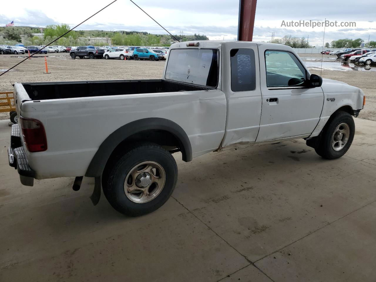 2001 Ford Ranger Super Cab White vin: 1FTZR15E51PB68894