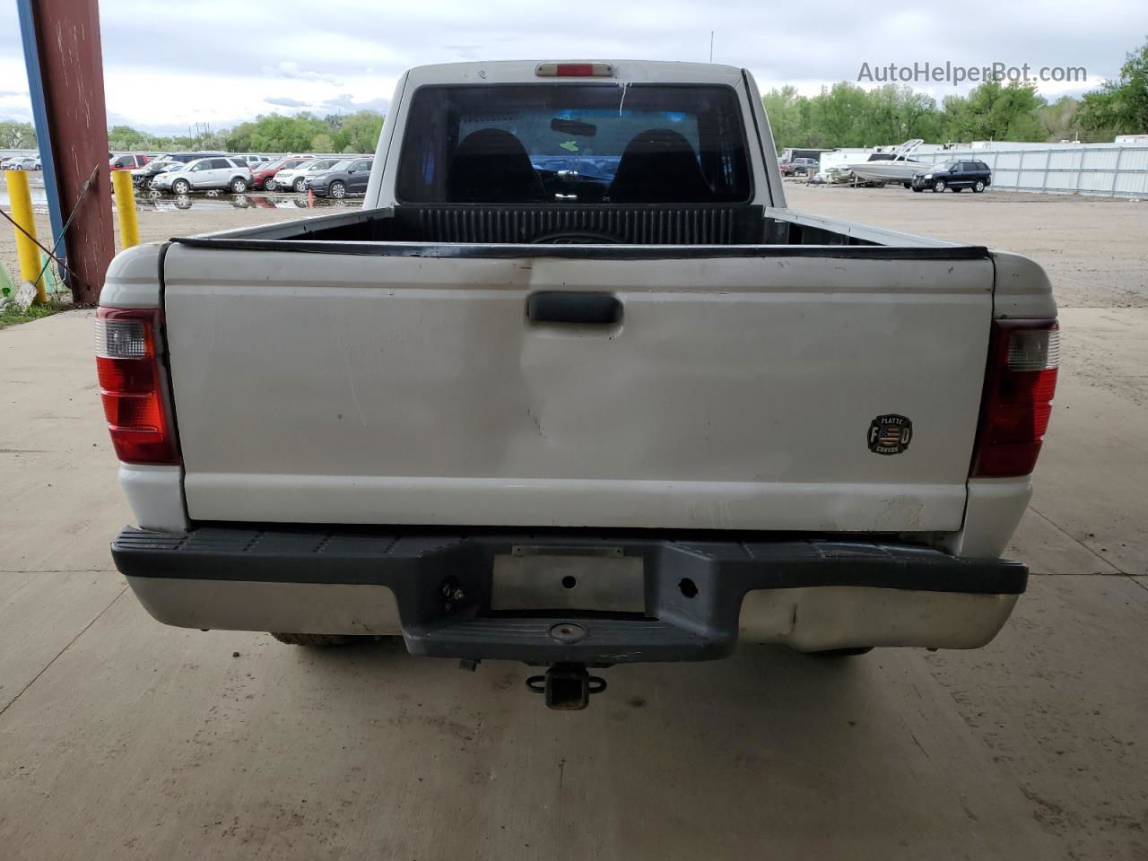 2001 Ford Ranger Super Cab White vin: 1FTZR15E51PB68894