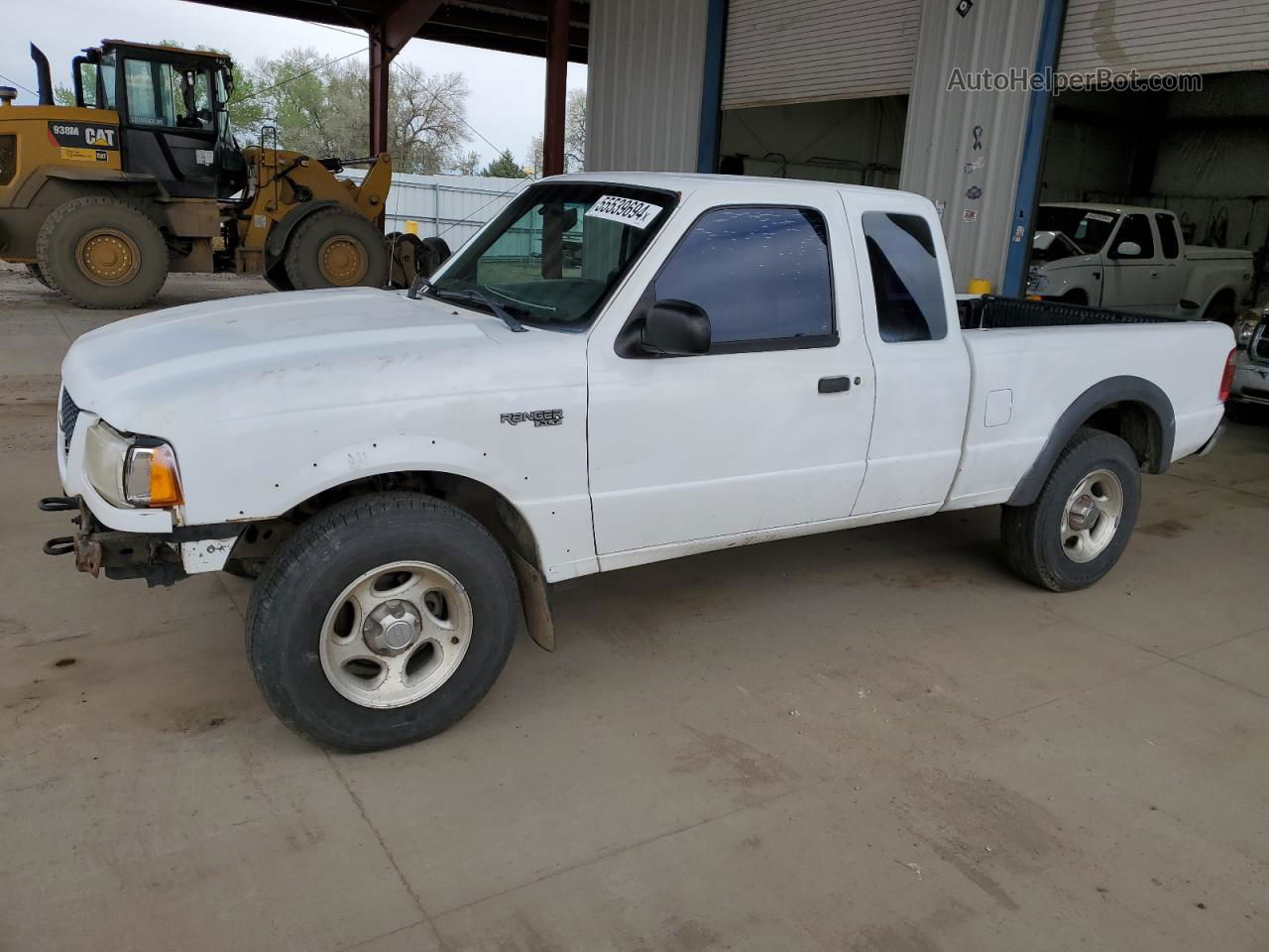 2001 Ford Ranger Super Cab White vin: 1FTZR15E51PB68894