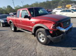 2001 Ford Ranger Super Cab Maroon vin: 1FTZR15E51TA04195