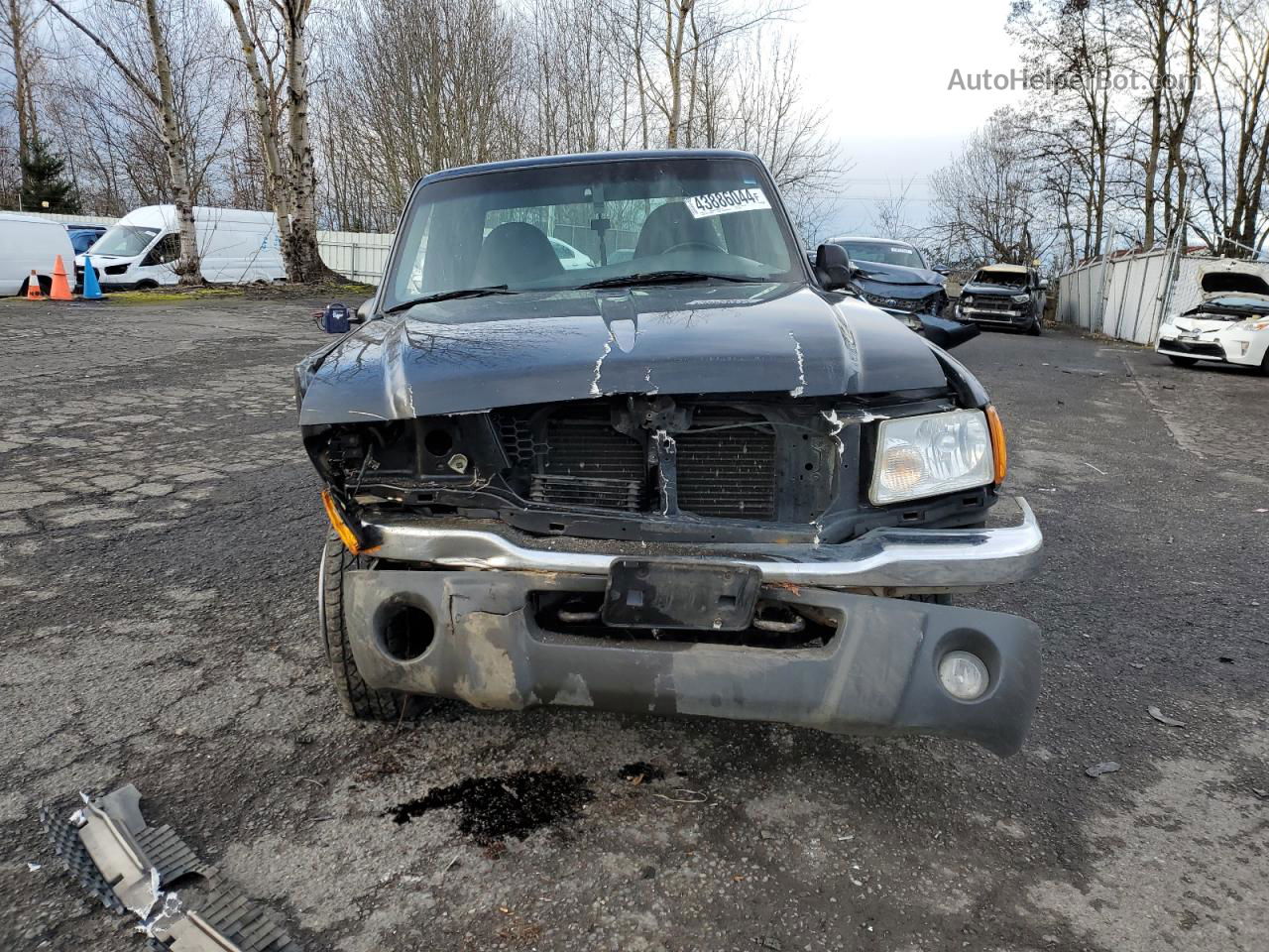 2001 Ford Ranger Super Cab Black vin: 1FTZR15U21PA62037